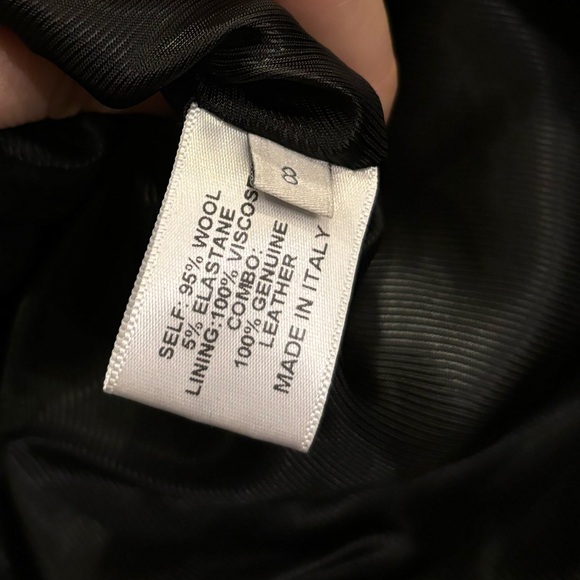 Proenza Schouler Black Wool Double Breasted Asymmetrical Blazer Size 8 - Picture 4 of 10